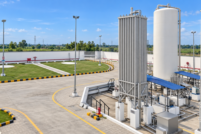 HPCL LCNG Station Project – Falta, West Bengal